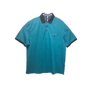 BARABAS Luxury Polo‎ Short Sleeve Cotton Shirt Golf Preppy Men's Size 4XL